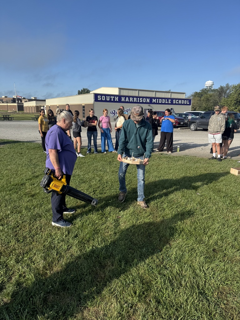 Mr. Bottcher middle school science students designed and built houses they thought could survive hurricane winds and rain. They has to think about the shape of the house, how to keep the roof on and how to protect it from wind and rain. They tested them with a leaf blower and watering cans!