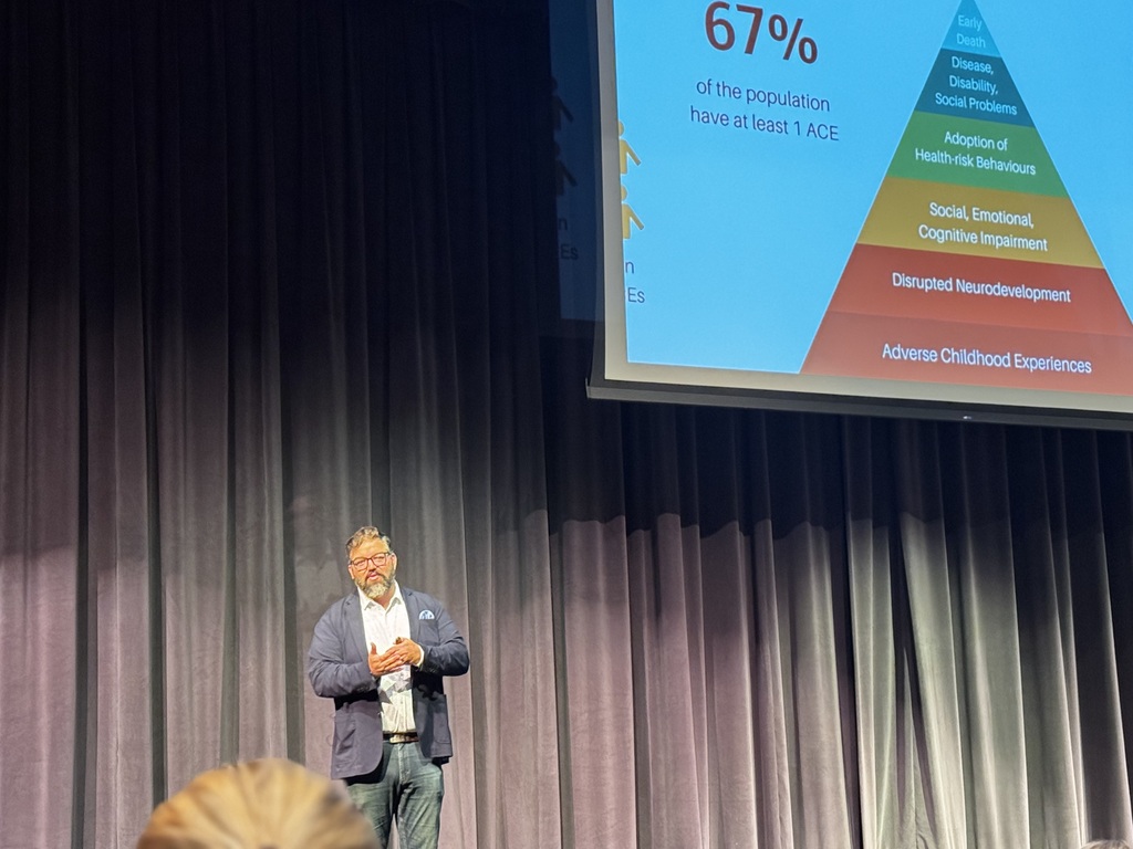 Keynote speaker, Josh Varner, led presentations on building connections, brain functions, THRIVING as an educator, and the need for a digital detox.