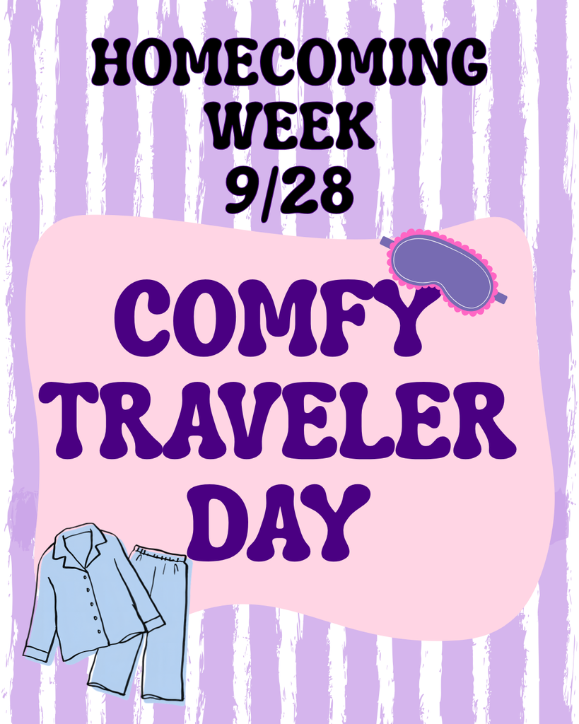 Monday: comfy traveler day