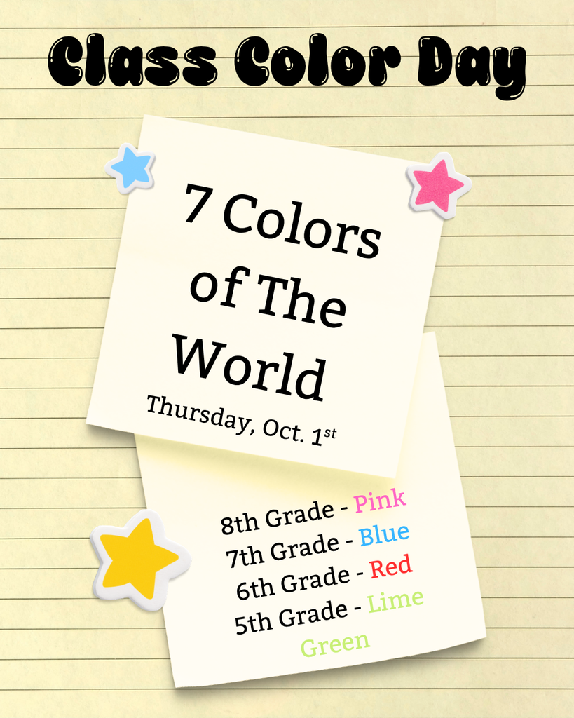 Thursday: 7 colors of the world