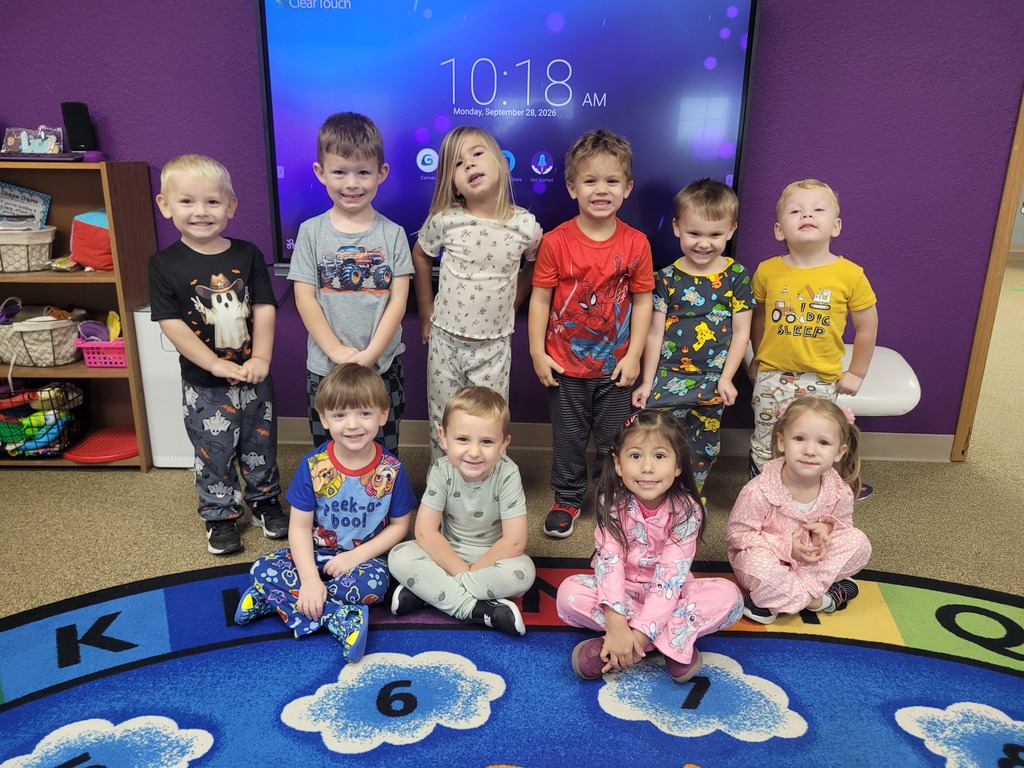 kids in pajamas