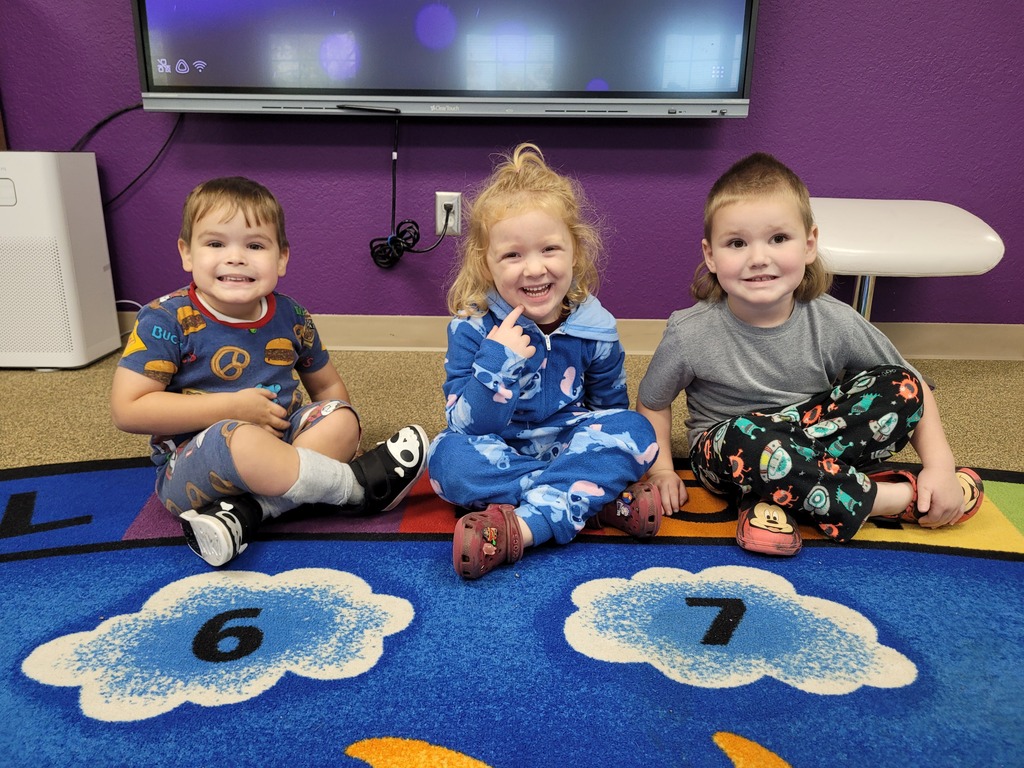 kids in pajamas