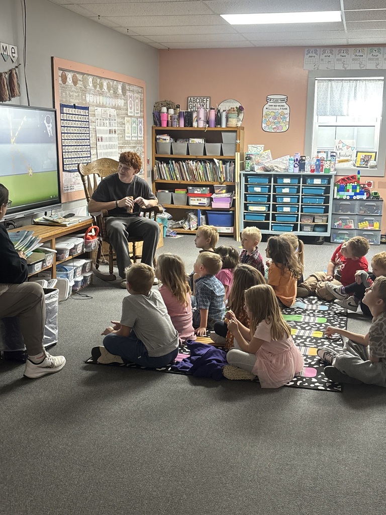 kindergarten class during learning letters