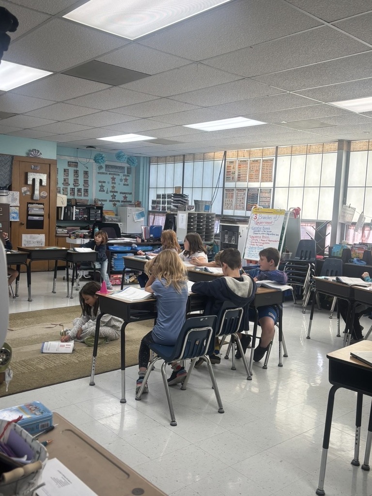students learning in class