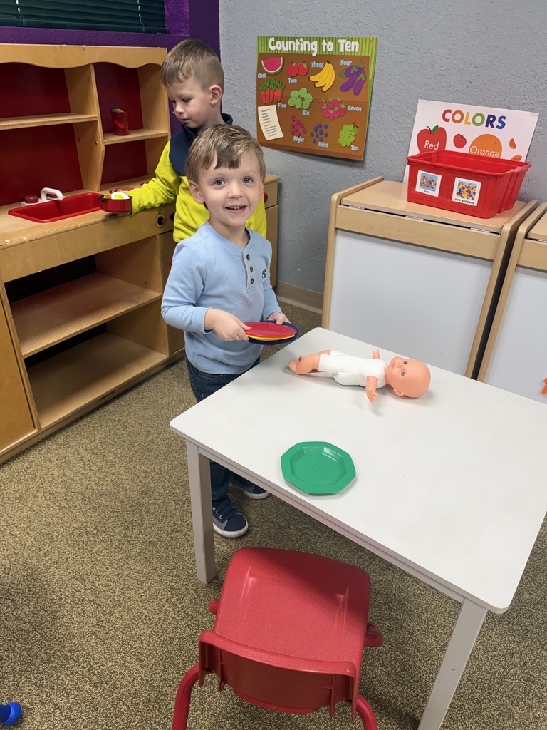boy setting table