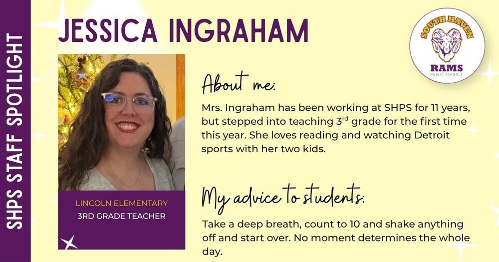 Staff Spotlight - Jessica Ingraham