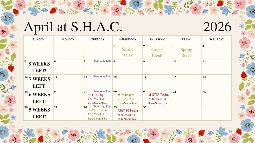 April Calendar