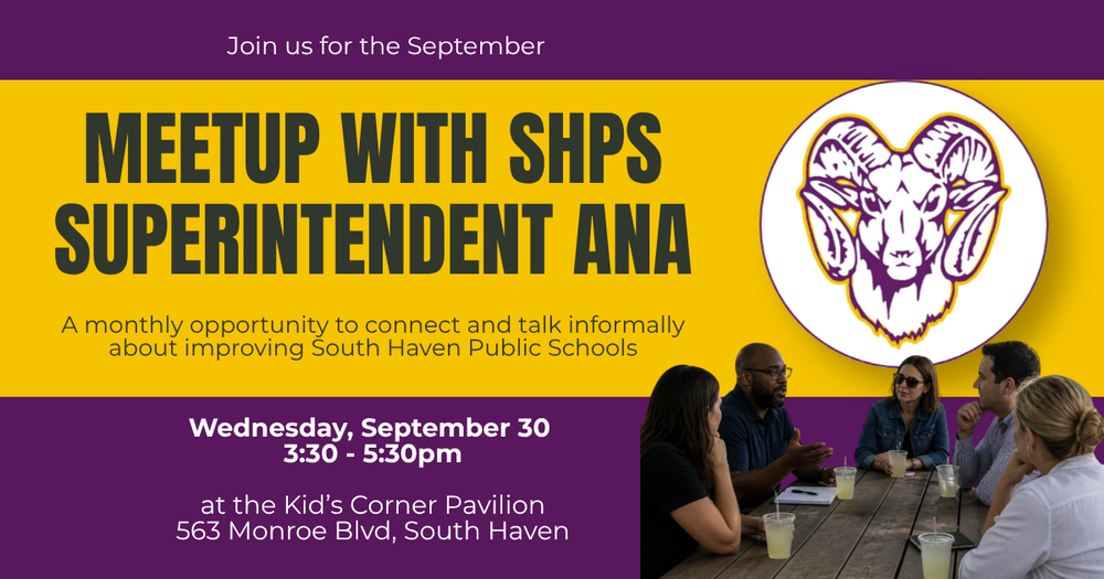 Meetup with SHPS Superintendent Ana