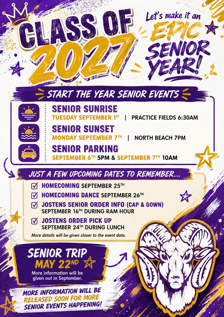 Start of Senior Year Events