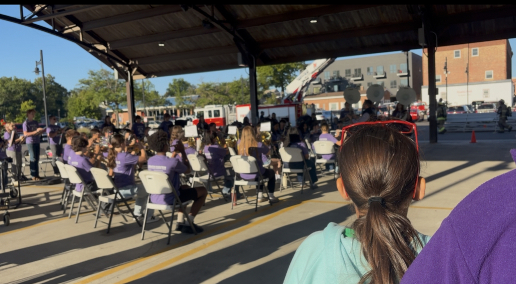 SHHS Purple Pride Marching Band Performing at the 9/11 Memorial Ceremony