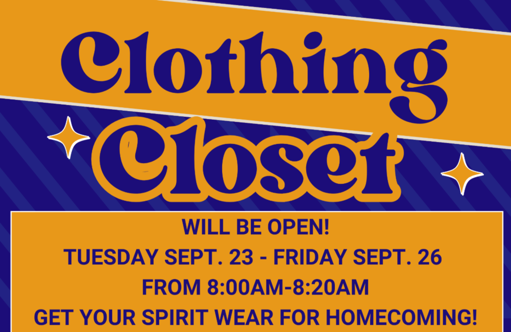 Clothing Closet Flyer