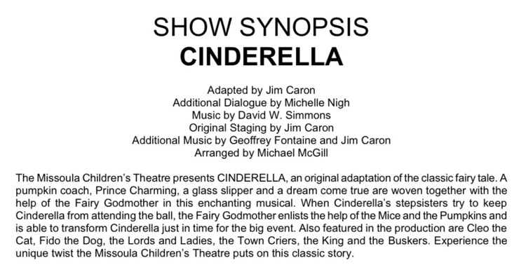 Cinderella synopsis 
