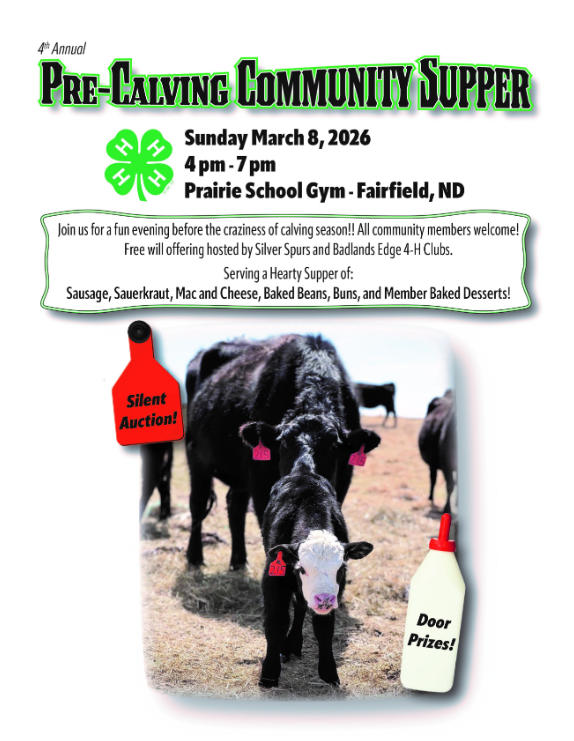 4H Community Supper Flyer