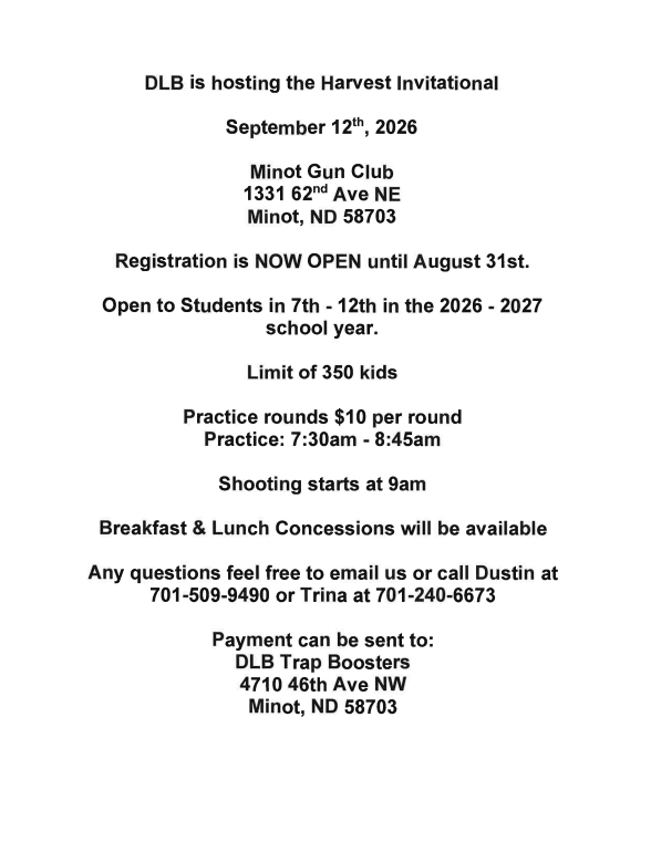 Clay Target Flyer Information