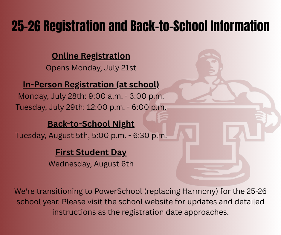 25-26 registration and back-to-school information