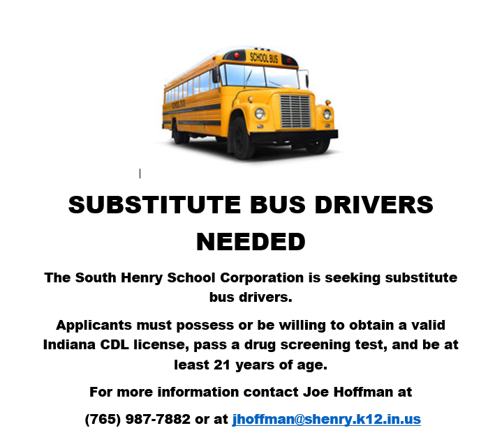 Sub Bus Drivers Needed