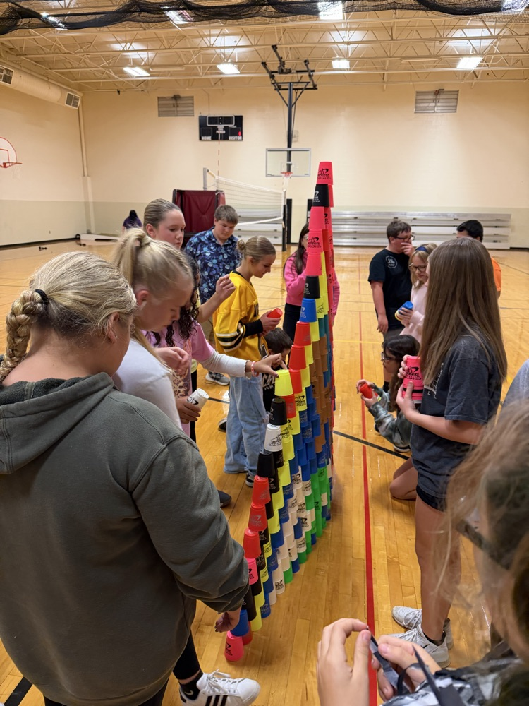 Cup stacking