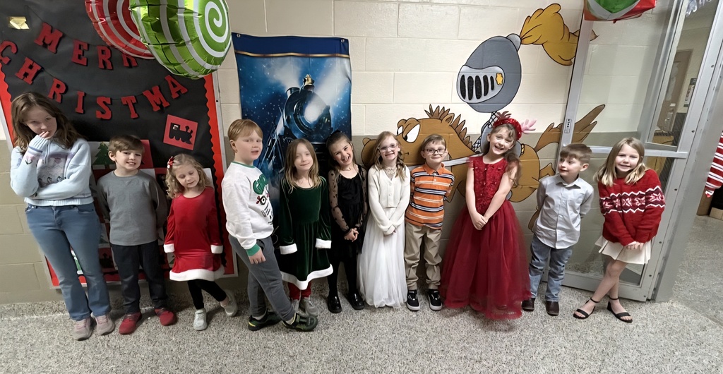 2nd grade class at Christmas Concert