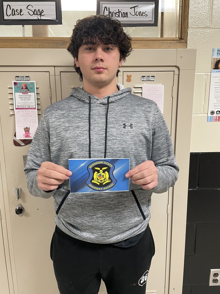 student holding career path