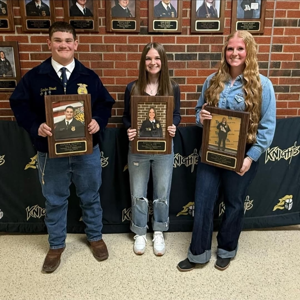 National AG degree recipients 