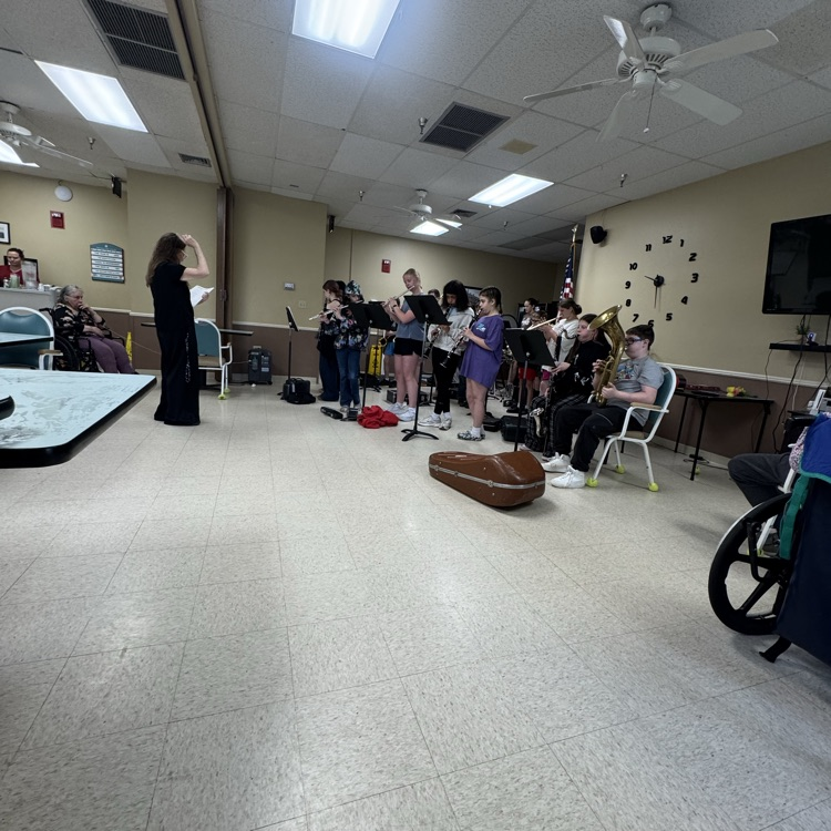 6th Grade Band under the direction of Mrs. Syber