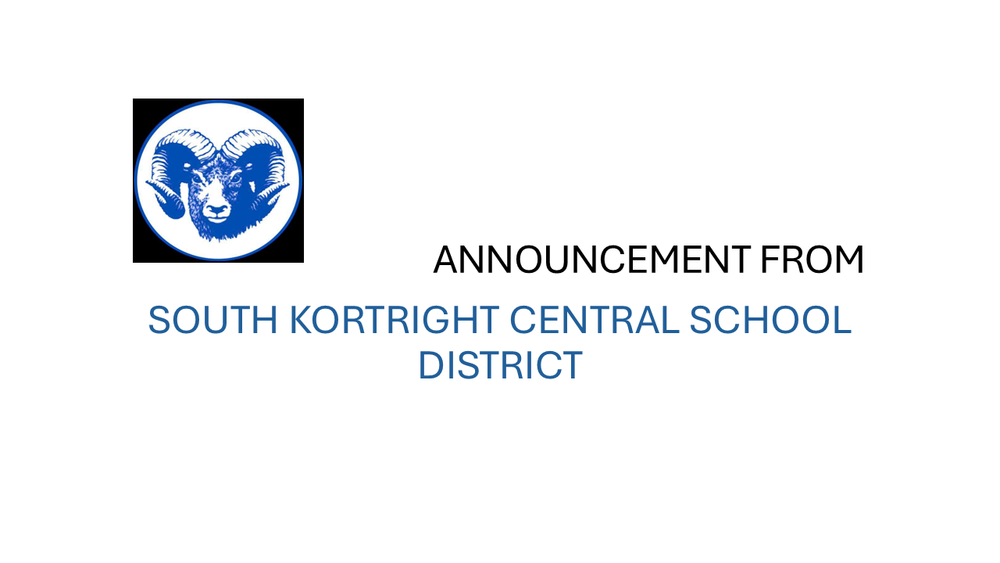 Announcement from SKCSD