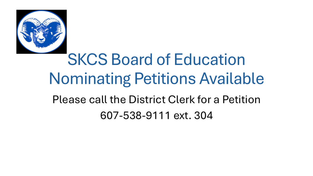 SKCS Board of Education Petitions Available