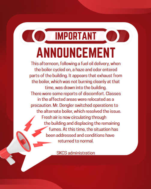 Important Announcement