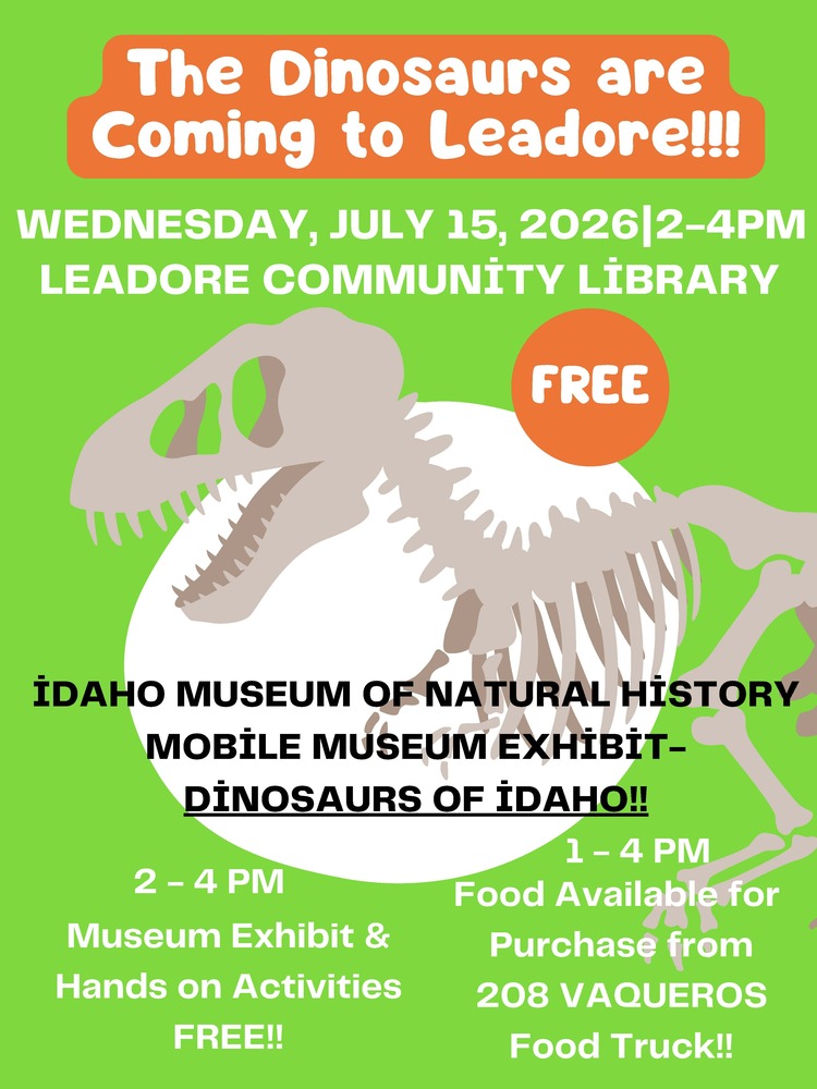 Dinosaur Exhibit in Leadore