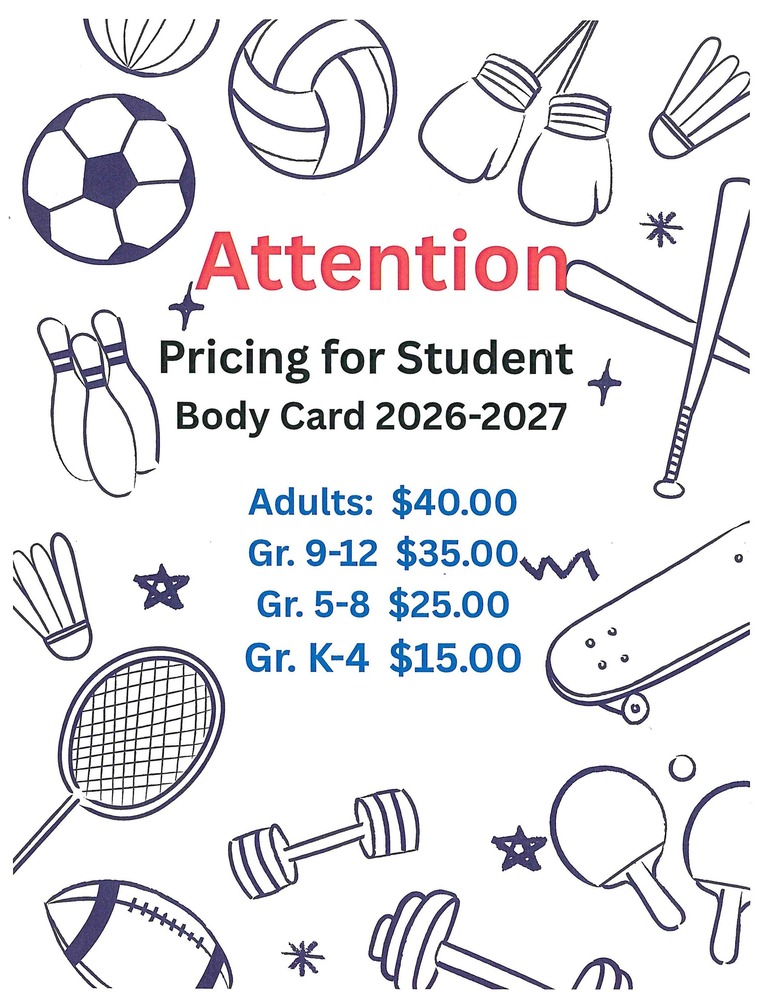 Student Body Cards