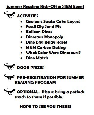 Summer Reading Kick-Off & Stem Event