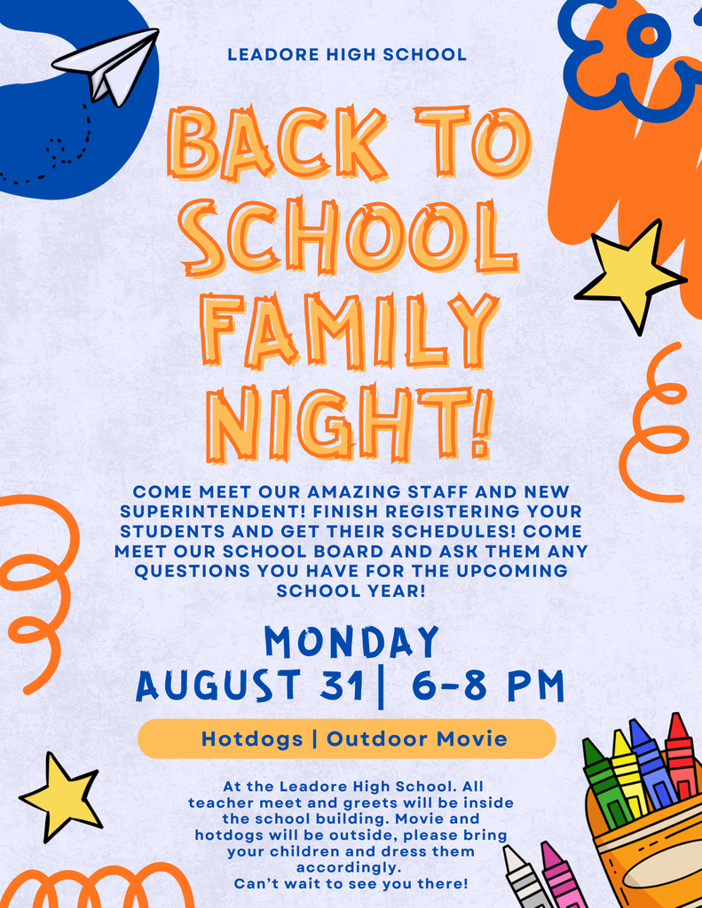 Back to School Night Flyer