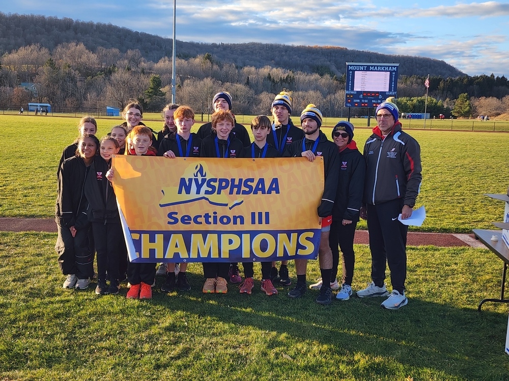 Boys Cross Country Team wins Sectionals!