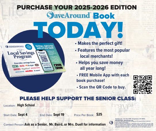 Senior Class Coupon Book Fundraiser