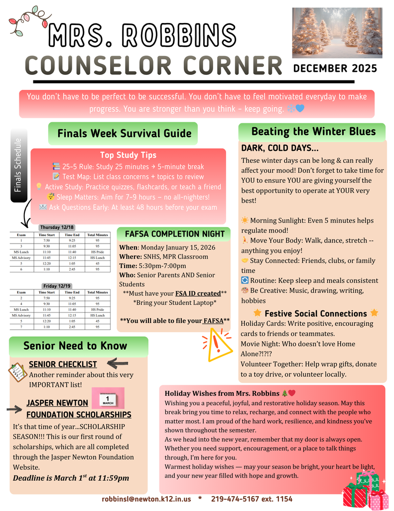 Counselor Corner