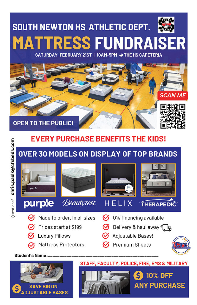 mattress fundraiser