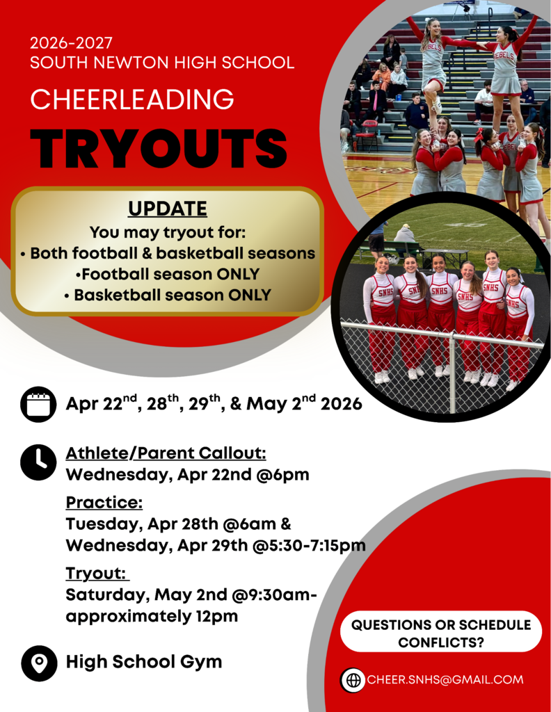 cheer tryout flyer