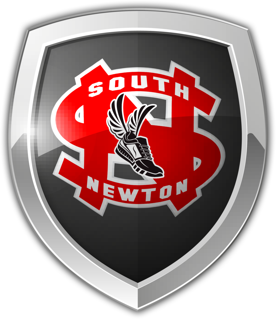track and field logo shield