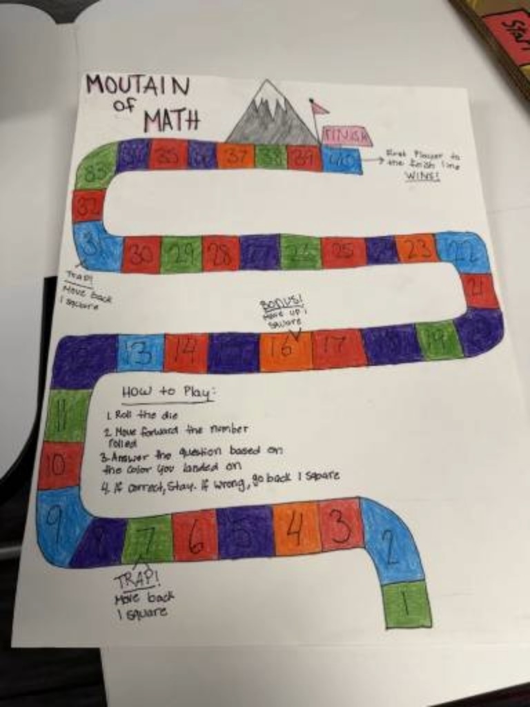 math board game
