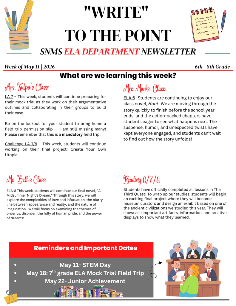 ELA newsletter