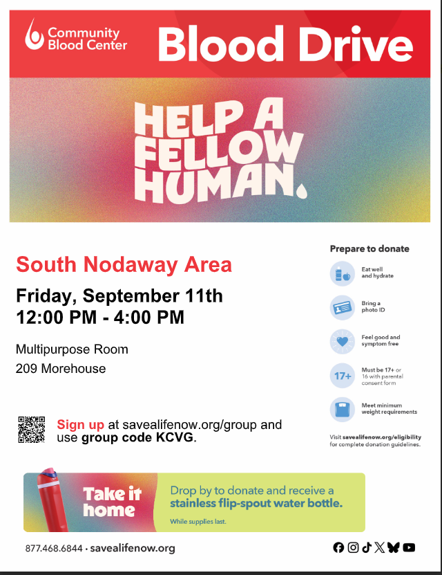 Blood Drive Flyer