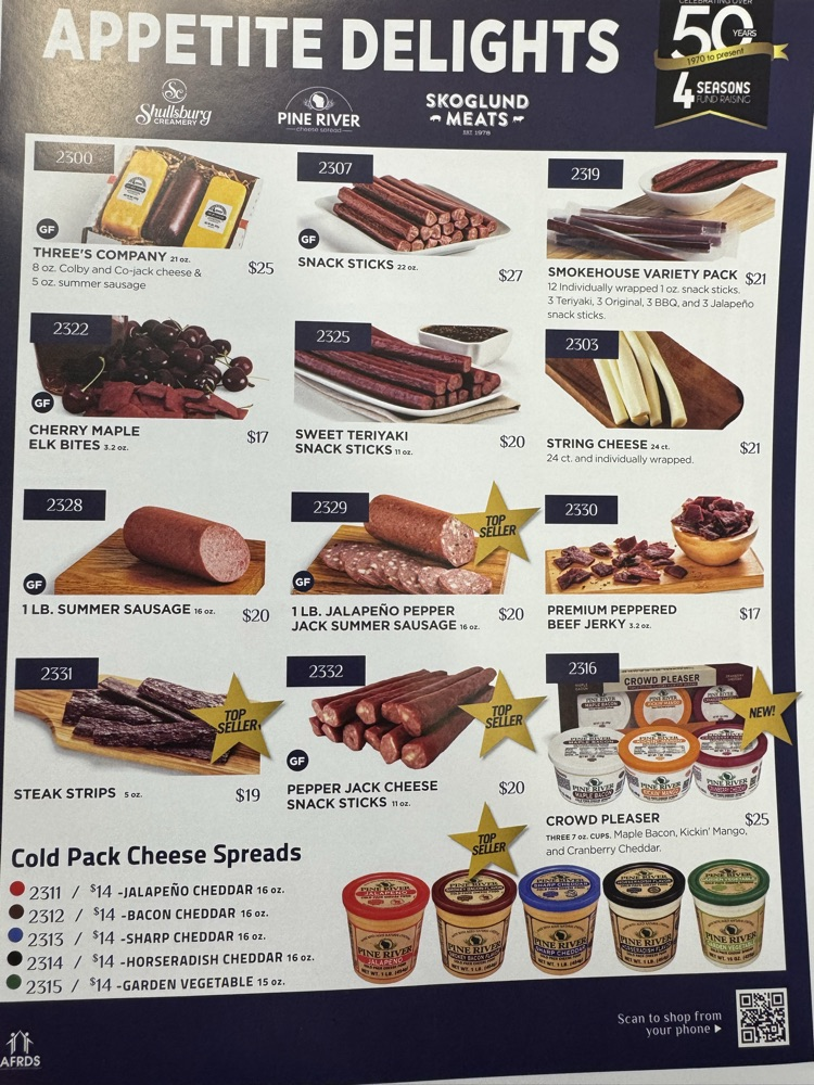 meats/cheeses
