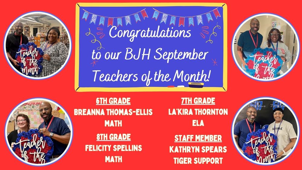 September Teachers of the Month