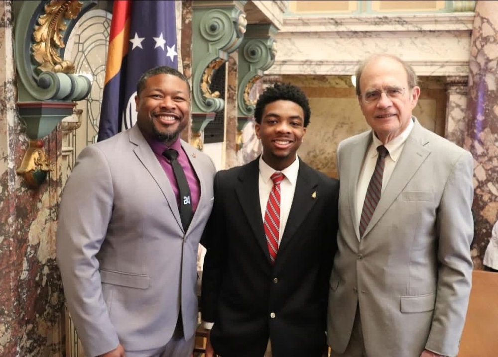 Camron McKinney of Batesville served as a page for the Mississippi Senate.