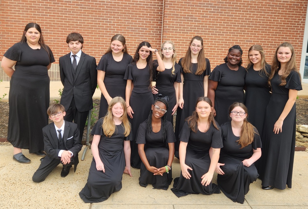 group of choir students