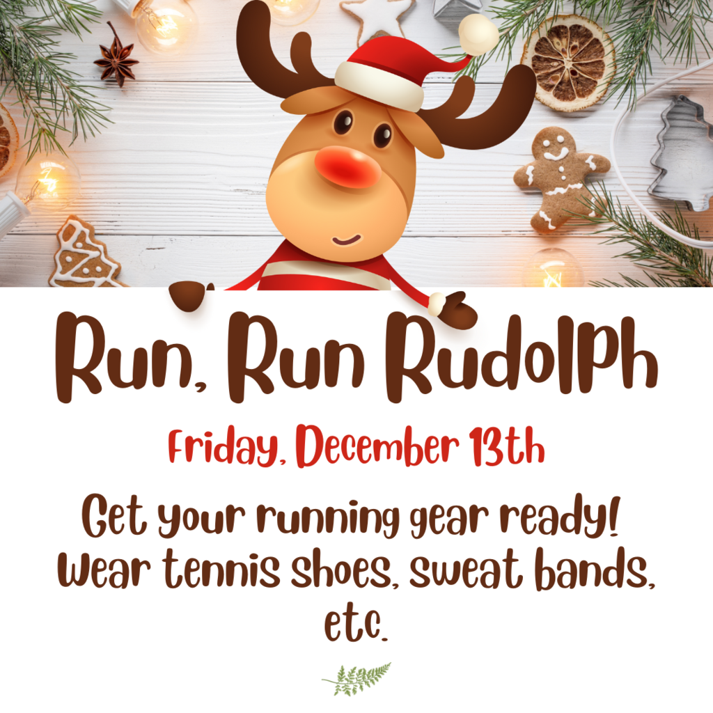 Run Run Rudolph. Wear your running attire