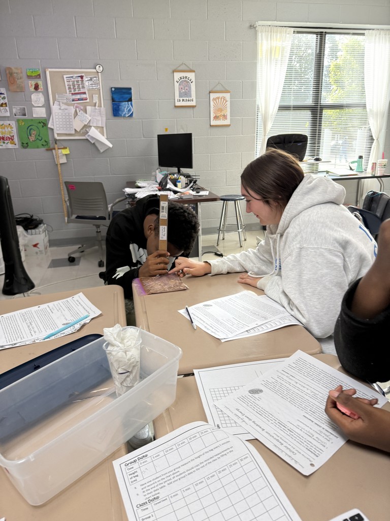 Mrs. Hamilton’s students explored alcoholic fermentation by testing yeast activity with different cereals.