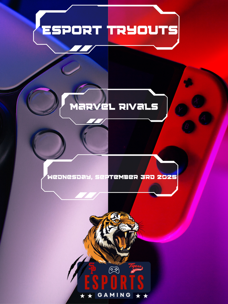 esports tryout flyer
