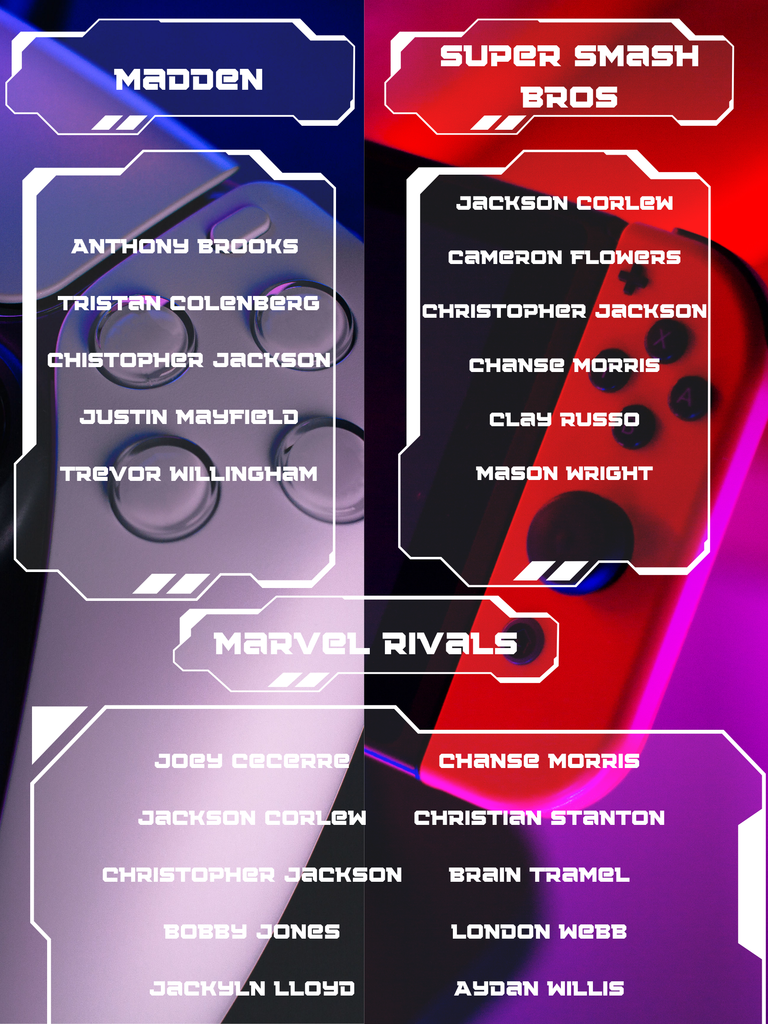 esports roster