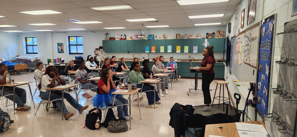 Students explored the benefits of joining HOSA